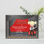 Magic Show Geburtstagsparty Einladung (Stehend Vorderseite)