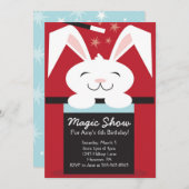 Magic Show Geburtstagsparty Einladungen (Vorne/Hinten)