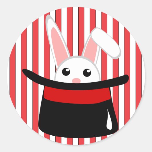 Magic Show Runder Aufkleber (Vorderseite)