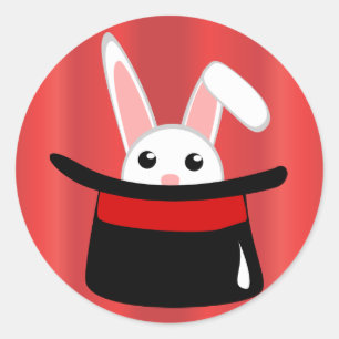 Magic Show Runder Aufkleber