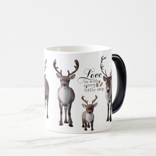 Magic Silhouette Reindeer Verwandlungstasse (VorderseiteRechts)