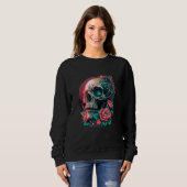 Magic Skull Edgy Aesthetic Streetwear Sweatshirt (Vorne ganz)
