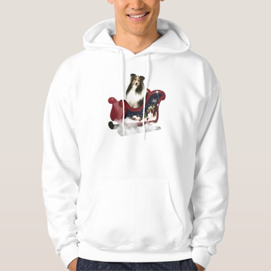 Magic Sleigh Sheltie Hoodie (Vorderseite)