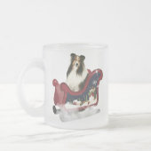 Magic Sleigh Sheltie Mattglastasse (Links)