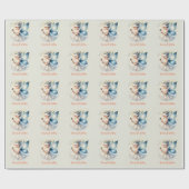 Magic Small Fairy Silhouette Kindergeburtstag Geschenkpapier (Flach)