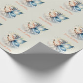 Magic Small Fairy Silhouette Kindergeburtstag Geschenkpapier (Ecke)