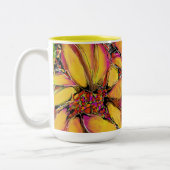 "Magic" Sonnenblume 15oz Zwei-Tonen-Tasse Zweifarbige Tasse (Links)