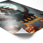 Magic Sorcery Halloween Familie Fotodruck (Ecke)