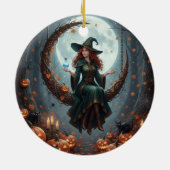 Magic Sorcery Halloween Familie Keramik Ornament (Hinten)