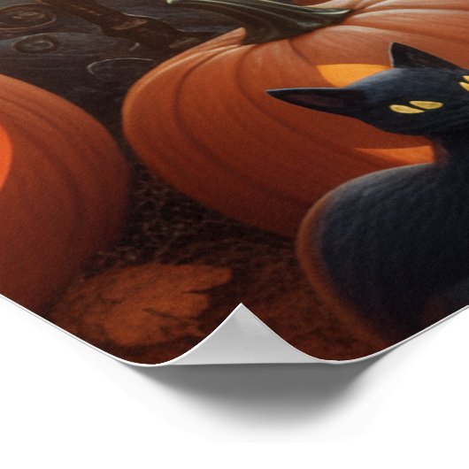 Magic Sorcery Halloween Familie Poster (Ecke)