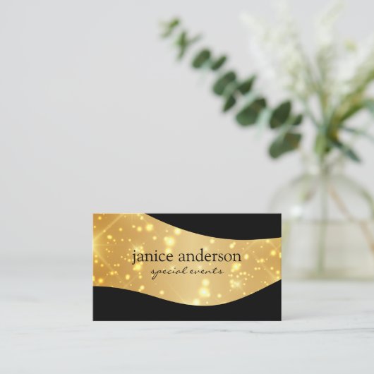 Magic Sparkle Visitenkarte (Stehend Vorderseite)