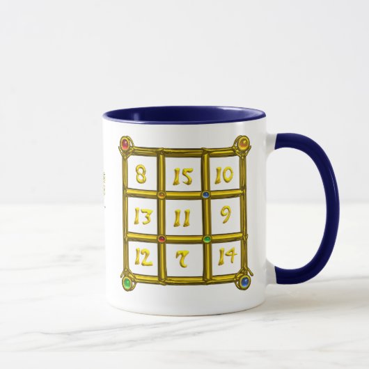 MAGIC SQUARE 33 / BLAUE TALISMAN TASSE (Rechts)
