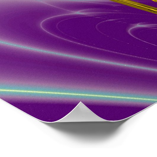 MAGIC SQUARE 33 , Lila blau Poster (Ecke)