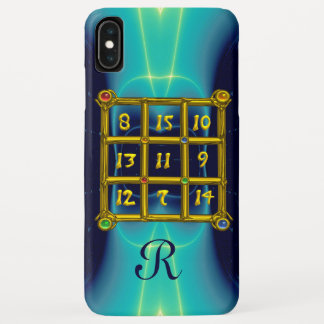 MAGIC SQUARE 33 MONOGRAM Aquamarin, Aqua Blue Turq Case-Mate iPhone Hülle