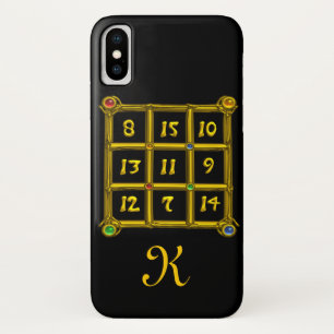 MAGIC SQUARE 33 MONOGRAMM Black iPhone X Hülle