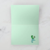 Magic St. Patrick's Day Heart Karte (Innenseite)