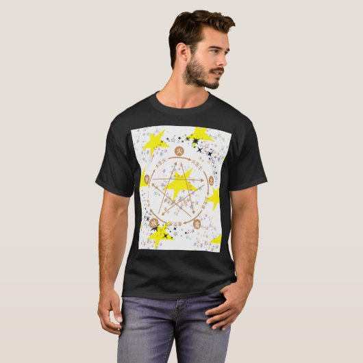MAGIC STAR PENTAGRAM T-Shirt (Vorne ganz)