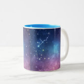 "Magic Starry Tasse: Twinkle Your Day" Zweifarbige Tasse (VorderseiteRechts)