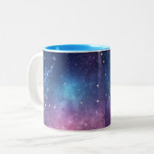 "Magic Starry Tasse: Twinkle Your Day" Zweifarbige Tasse (Vorderseite Links)