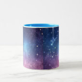 "Magic Starry Tasse: Twinkle Your Day" Zweifarbige Tasse (Mittel)