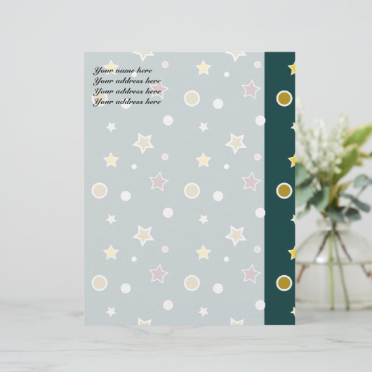 Magic Stars Briefkopf (Stehend Vorderseite)