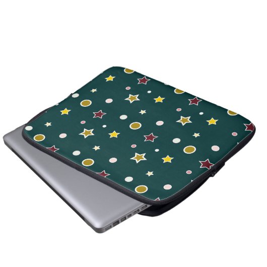 Magic Stars Laptopschutzhülle (Vorne Knopf)
