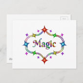 Magic Stars Postkarte (Vorne/Hinten)