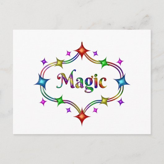 Magic Stars Postkarte (Vorderseite)