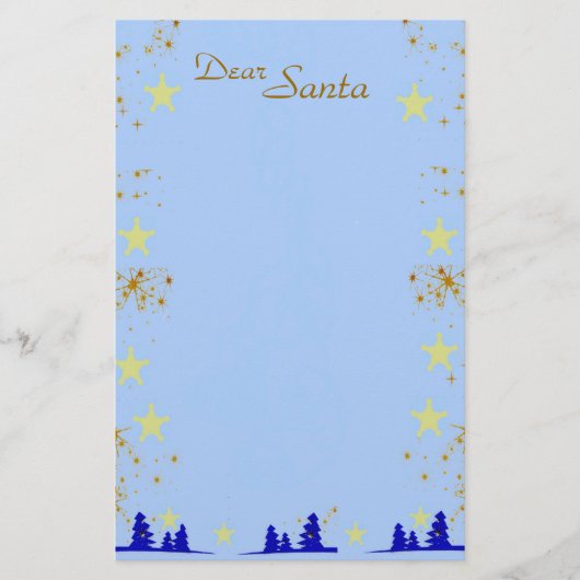 Magic Stars Stationery Briefpapier (Vorderseite)