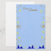 Magic Stars Stationery Briefpapier (Vorne/Hinten)