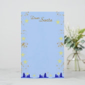 Magic Stars Stationery Briefpapier (Stehend Vorderseite)