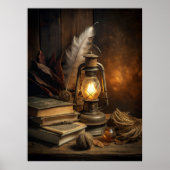 Magic Studies Wall Art - Vintage Candlelit Magie Poster (Vorne)
