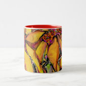 "Magic Sunflower" 11oz Zweifarbige Tasse (Mittel)