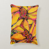 "Magic Sunflower" Akzent Kissen (Rückseite(Vertikal))