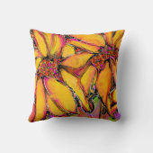 "Magic Sunflower Square Kissen" Kissen (Rückseite)
