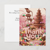 Magic Sweet Chocolate danke Karte (Vorne/Hinten)