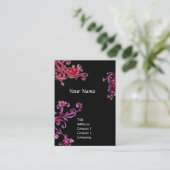 MAGIC SWIRL MONOGRAM topaz Visitenkarte (Stehend Vorderseite)