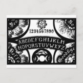 Magic Talking Occult Board Design Postkarte (Vorderseite)