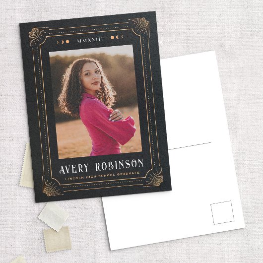 Magic Tarot Abschluss Foto Ankündigung Postkarte