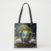 Magic Teacup Landschaft fantastische Natur Tasche (Vorderseite)