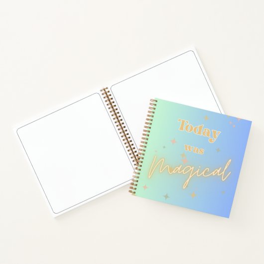 Magic Theme Park Autograph Scrapbook Notizblock (Innenseite)