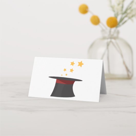Magic Top Hat Platzkarte (Vorderseite)