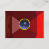 MAGIC TOPAZ , leuchtend leuchtend rosa blau Visitenkarte (Rückseite)