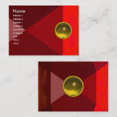 MAGIC TOPAZ , leuchtend rosa gelb Visitenkarte (Vorne/Hinten)