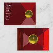 MAGIC TOPAZ , leuchtend rosa gelb Visitenkarte (Vorne/Hinten)