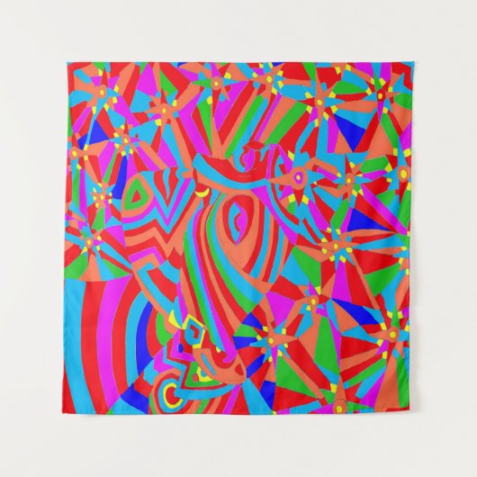 Magic Trance 2 Band Wandteppich (Vorderseite (Horizontal))