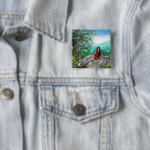 MAGIC TREE / Morgendämmerung in grünem Holz und Da Button (Beispiel)