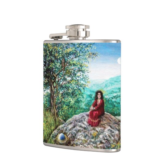 MAGIC TREE / Morgendämmerung in grünem Holz und Da Flachmann (Links)