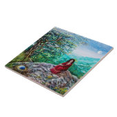 MAGIC TREE / Morgendämmerung in grünem Holz und Da Fliese (Seite)