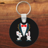 Magic Trick I Magician Costume I Magician Magician Schlüsselanhänger (Vorderseite)